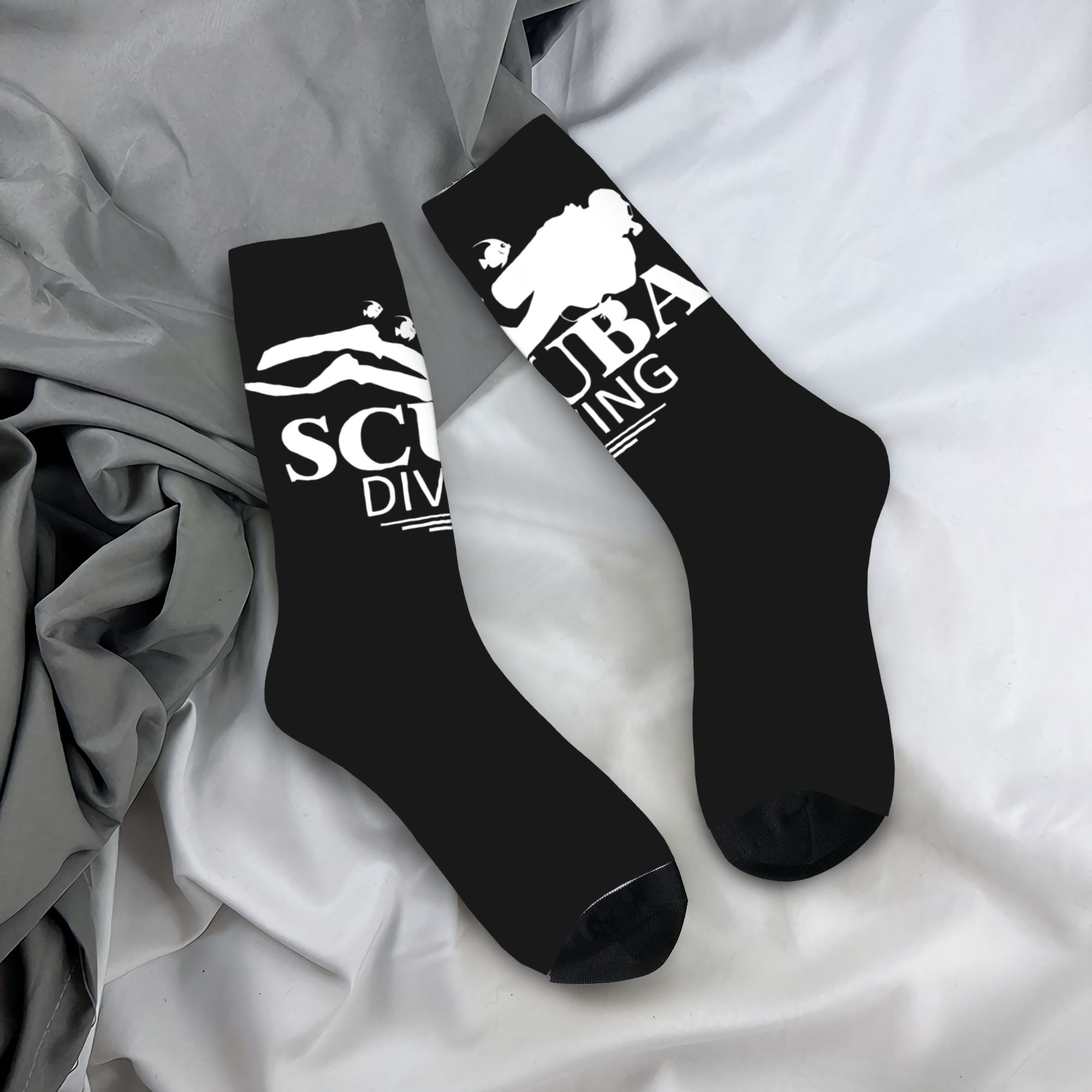 Dress Sock Men - جوارب غوص مضحكة مخصصة للرجال والنساء،