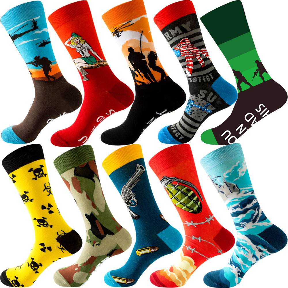 Cotton Crew Sock Pack - 【10 أزواج】مجموعة جوارب للرجال والنساء والأزواج
