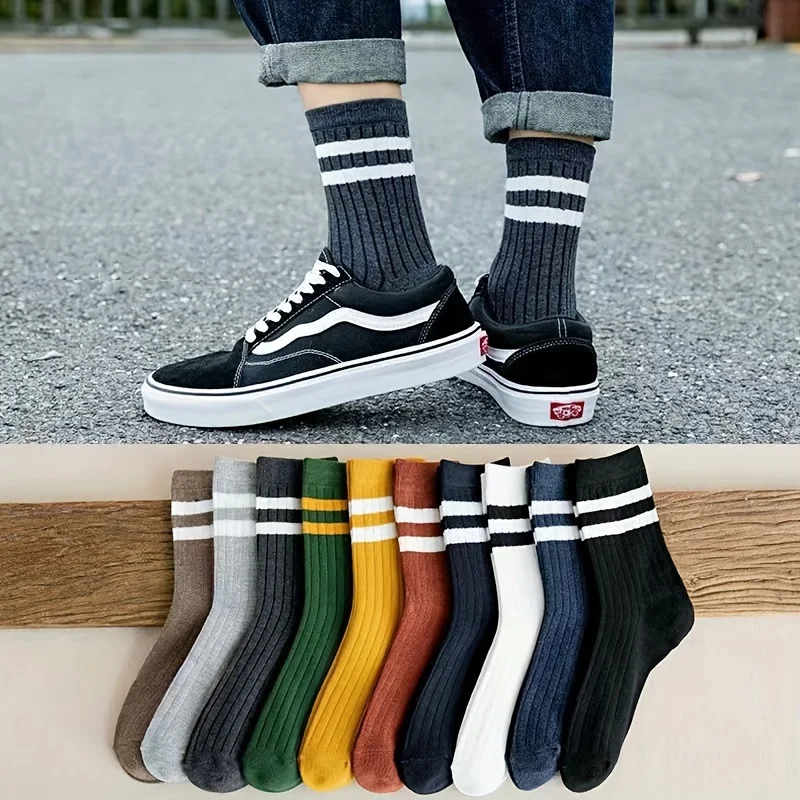 5 قطع من الجوارب الرجالية المب - مراجعة Cotton Crew Sock Pack وسعره