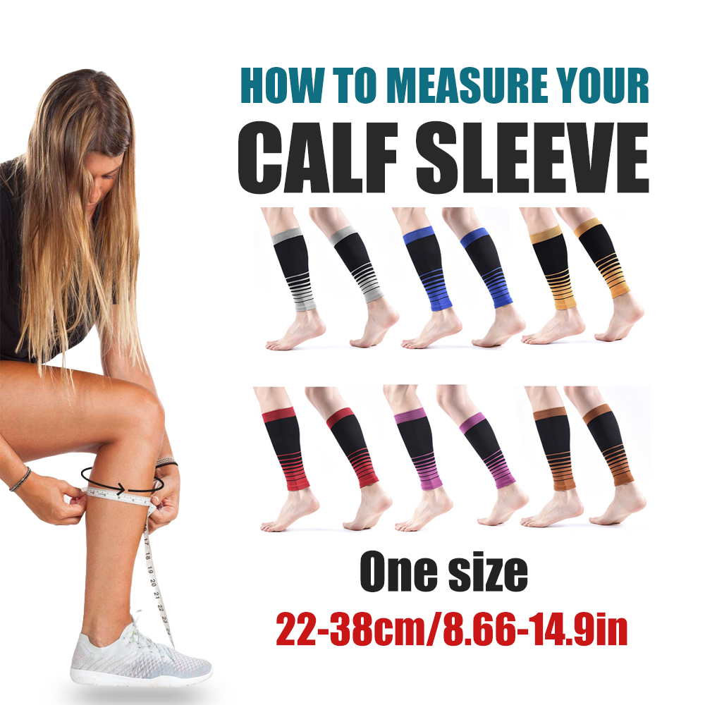 زوج واحد من جوارب الساق المضغو - مراجعة Compression Sleeve Calf وسعره