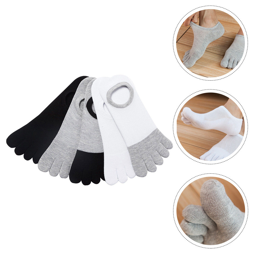5 أزواج من الجوارب القطنية الص - مراجعة Invisibility Sock Loafer وسعره