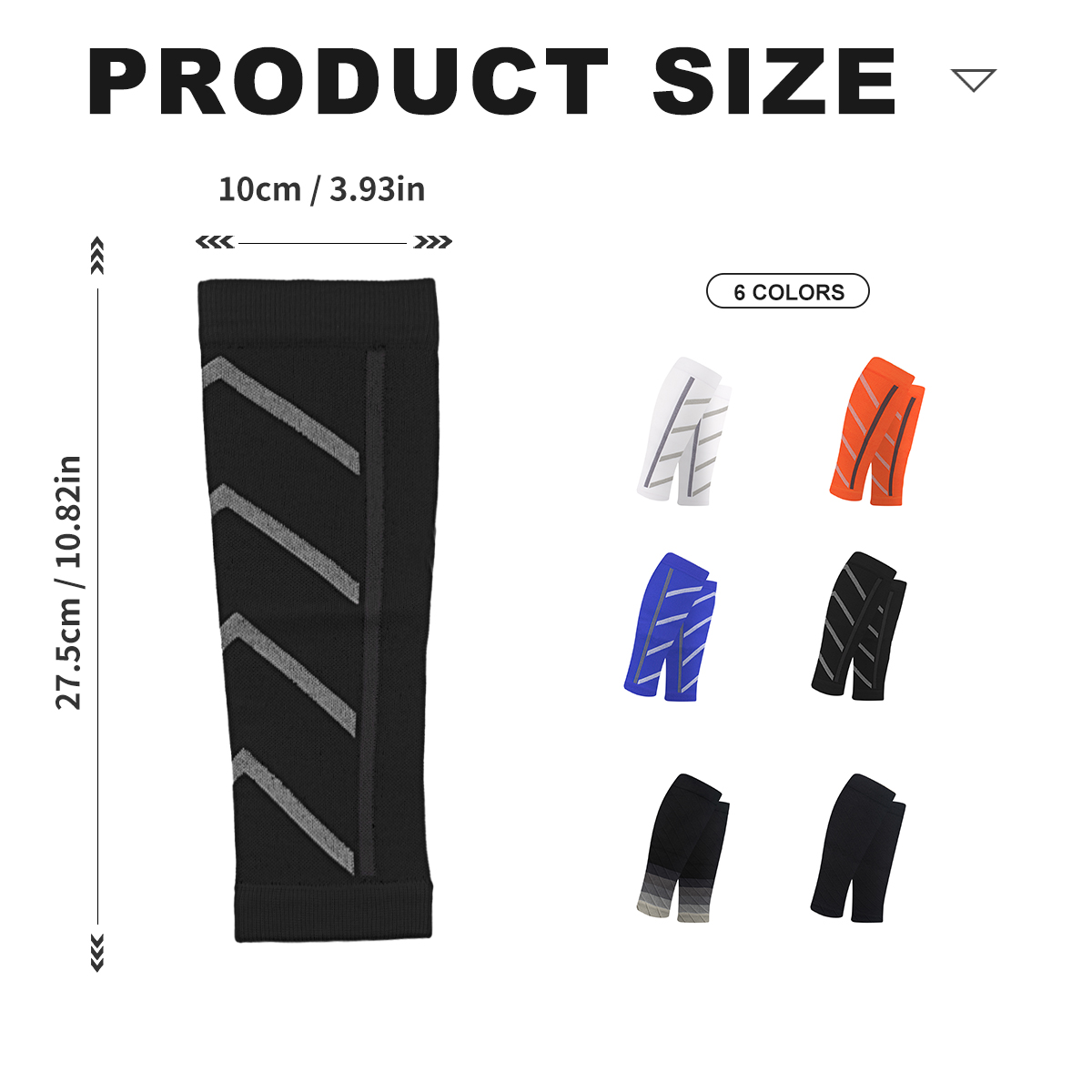 جوارب رياضية مضغوطة لدعم العجل - مراجعة Compression Sleeve Calf وسعره