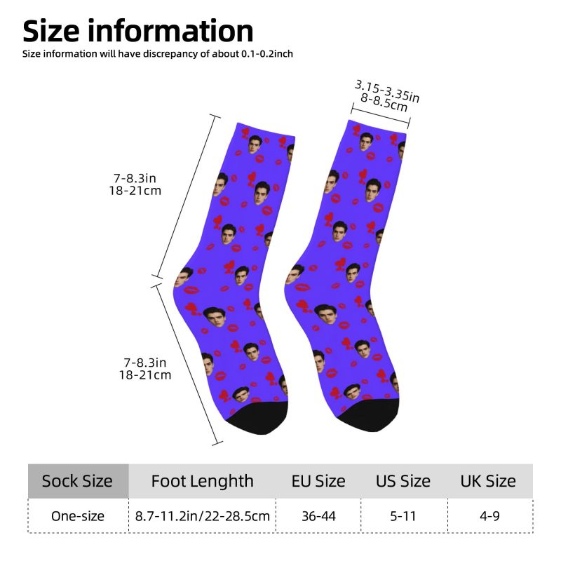 صورة وجه مخصصة مع جوارب دائرية - مراجعة Dress Sock Men وسعره